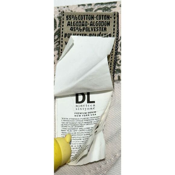 DL1961 Women's Mid-Rise Newport Angel Skinny Ankle Jeans Pink‎ Size 27 - Picture 13 of 14